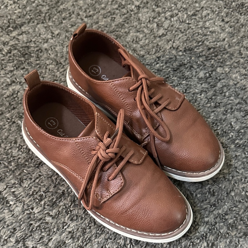 Cat & Jack Brown Men's Derbys